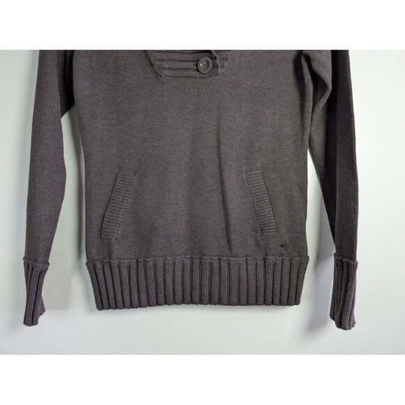 Vintage Y2K Esprit Sweater Women's Size Large Preppy Academia Chocolate Brown - Picture 9 of 12